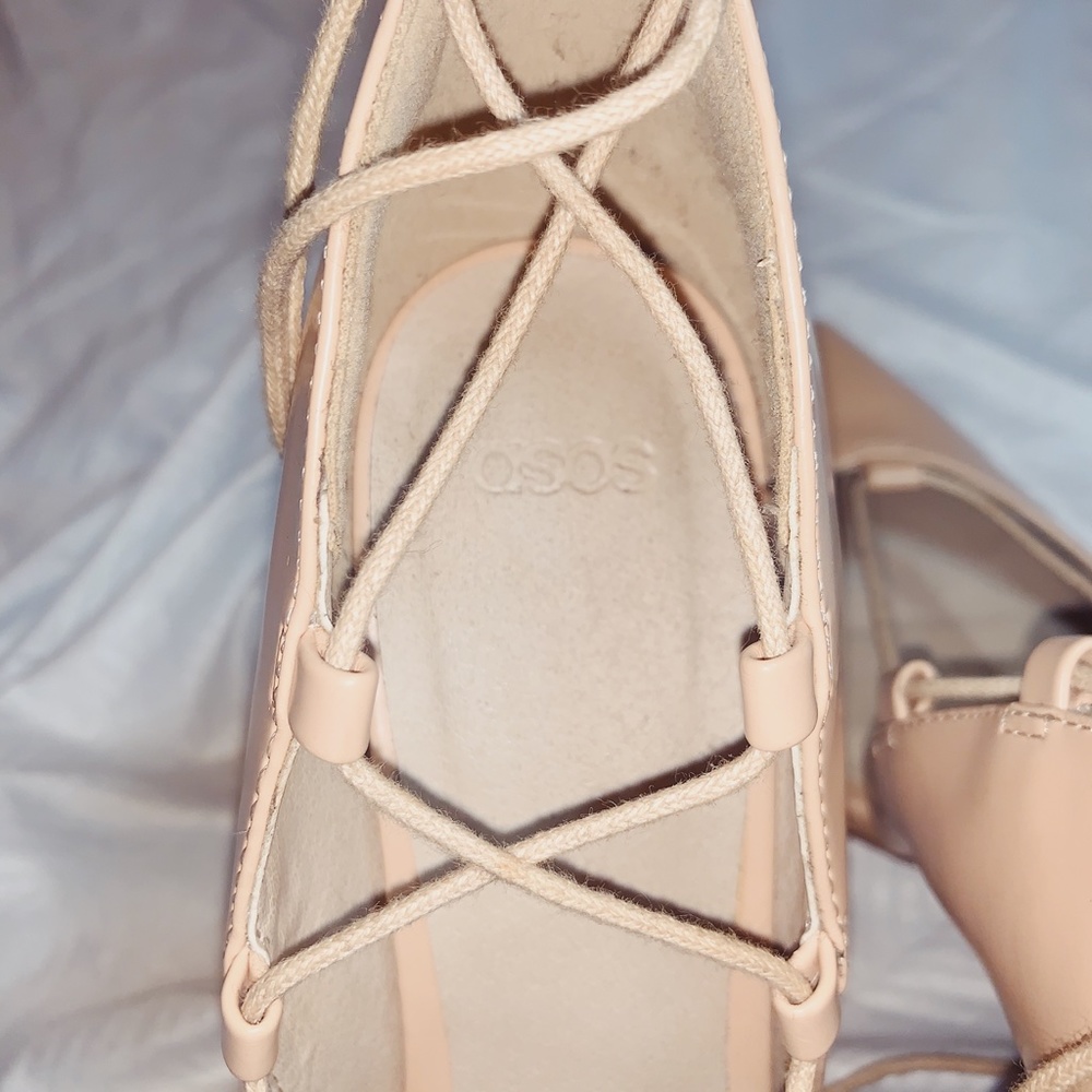 ASOS Strappy Nude Pumps - Picture 2 of 7